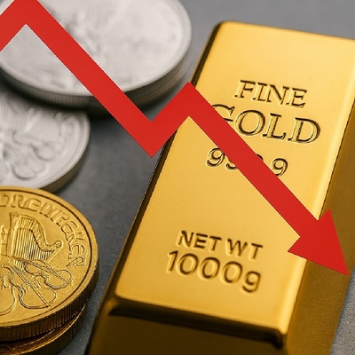 0.38% Decline in Global Gold Prices in Monday Trading