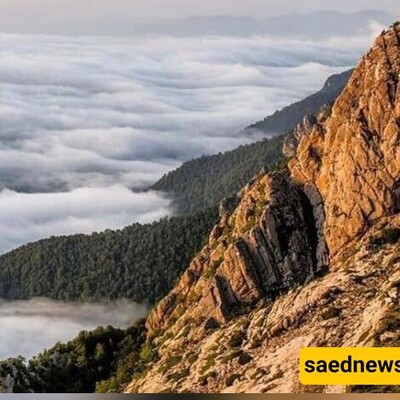 Opert, a Heavenly Place Above the Clouds, is the Border Between the Semnan and Mazandaran Provinces.