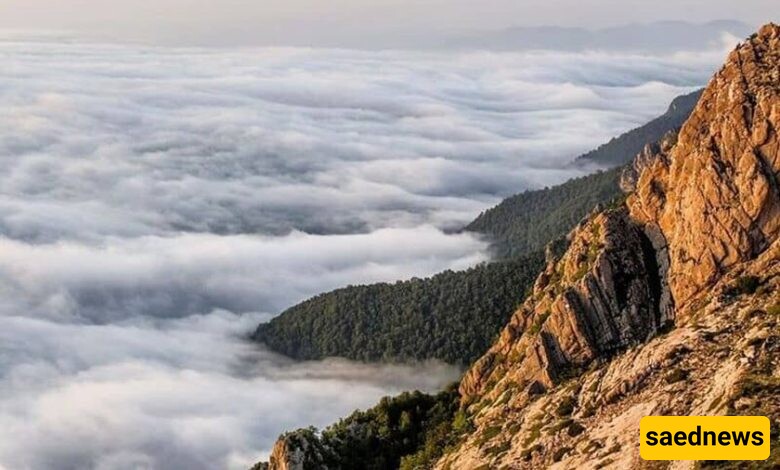 Opert, a Heavenly Place Above the Clouds, is the Border Between the Semnan and Mazandaran Provinces.