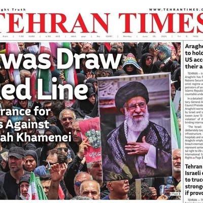Front Pages of Iran's English Dailies on June 30