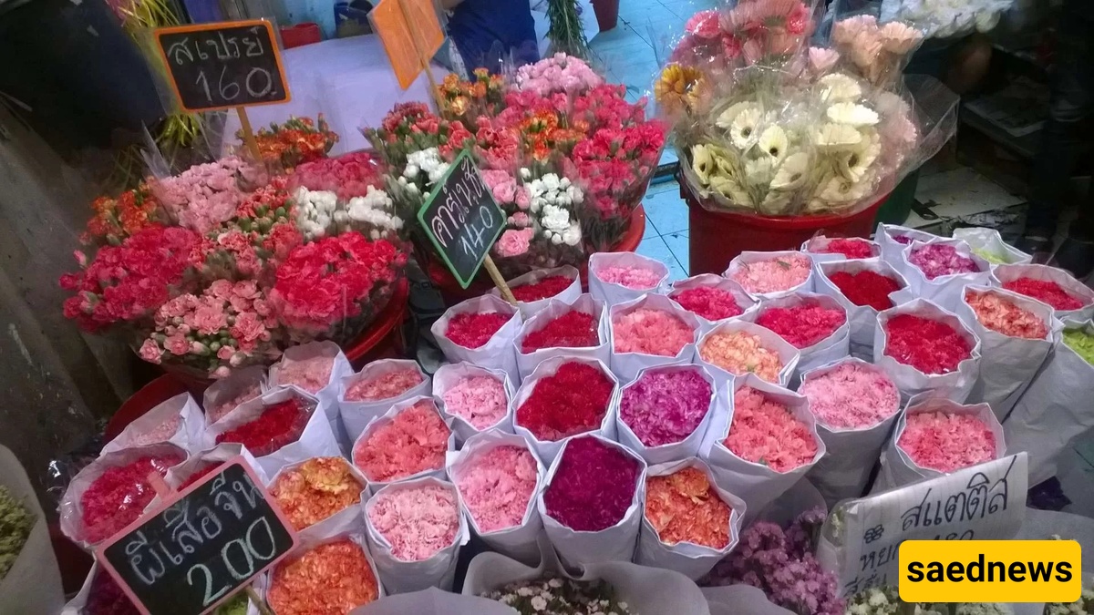 Pak Khlong Talat Flower Marke