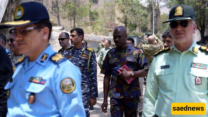 Military Attachés From 20 Vountries Visit Site Of Israeli Strike On Evin Prison