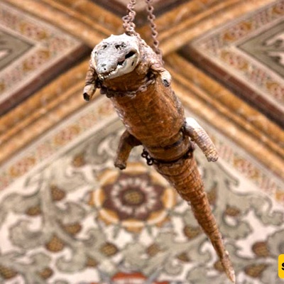 A 500-Year-Old Evil Presence in a Sacred Site: Why This Creature Is Chained to the Ceiling