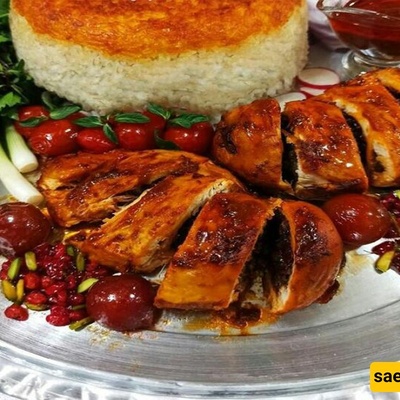 Video | Step-by-Step Guide to Make Festive Saffron Rice with Rolled Chicken