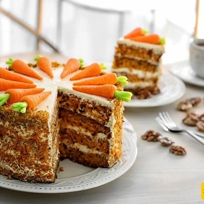 Authentic American Carrot Cake with Cream Cheese Frosting + Video Tutorial