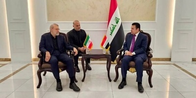 Ali Larijani and Iraqi Security Adviser Discuss Regional Security in Baghdad Meeting