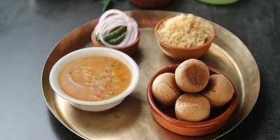 Dal Baati Churma (Rajasthan Traditional Recipe)🌾