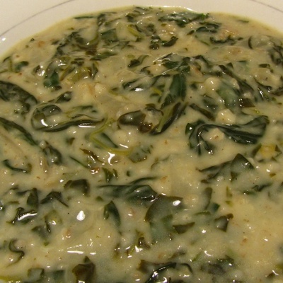 Spinach Soup with Noodles Recipe + Video