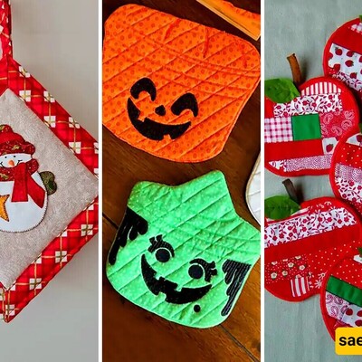 Sewing A Fancy Kitchen Potholder + Video