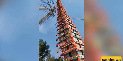 Watch: The Terrifying Moment of a 30-Meter Temple Chariot Collapsing on People