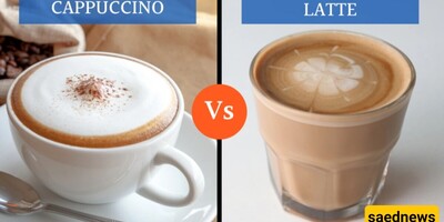 Key Differences Between Latte Coffee And Cappuccino Coffee / Features Of Latte Art In Lattes; Thin And Delicate Milk Foam.