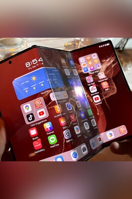 Going Hands-On With Huawei’s First Commercial Tri-Fold Phone