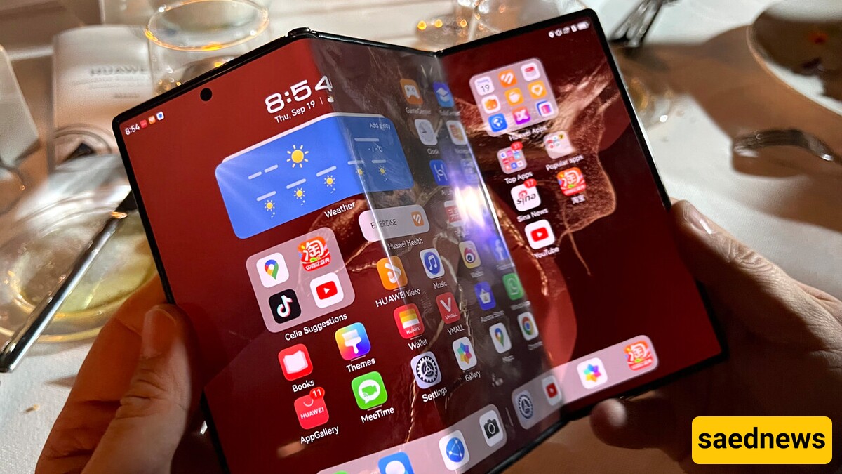 Hands On With Huawei's First Commercial Tri-Fold Phone