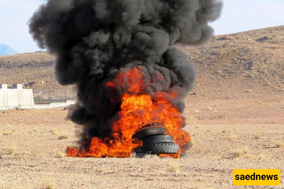 Israeli Infiltrators Have Resorted To Tire Burning / Helplessness and Admission of Incapacity By Resorting To Worn-out Tactics!