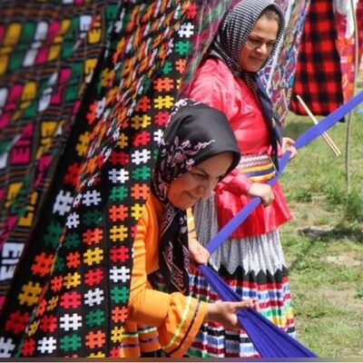 Qasemabad, a village steeped in tradition and bursting with color