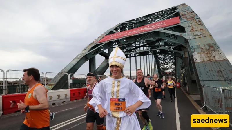 Thousands Join Great North Run 2025 in Newcastle as Crowds Cheer Along the Route