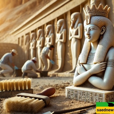 Mysterious Statue Unearthed Beneath Temple Wall: Could This Be the True Face of Cleopatra VII, Ancient Egypt’s Last Queen?