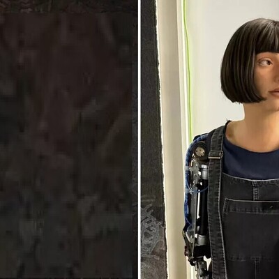 British Humanoid Robot Earned Over \$1 Million By Selling A Scientist's Apocalyptic Painting / Its Work Is Truly Impressive👌
