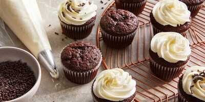 Perfectly Moist Chocolate Cupcakes Made Without a Mixer