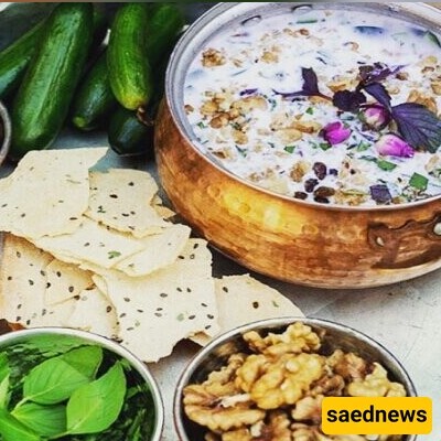 [VIDEO] Abdoogh Khiar - Persian Cold Yogurt Soup with Cucumbers, Herbs, Walnuts & Raisins