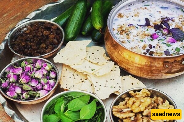 [VIDEO] Abdoogh Khiar - Persian Cold Yogurt Soup with Cucumbers, Herbs, Walnuts & Raisins