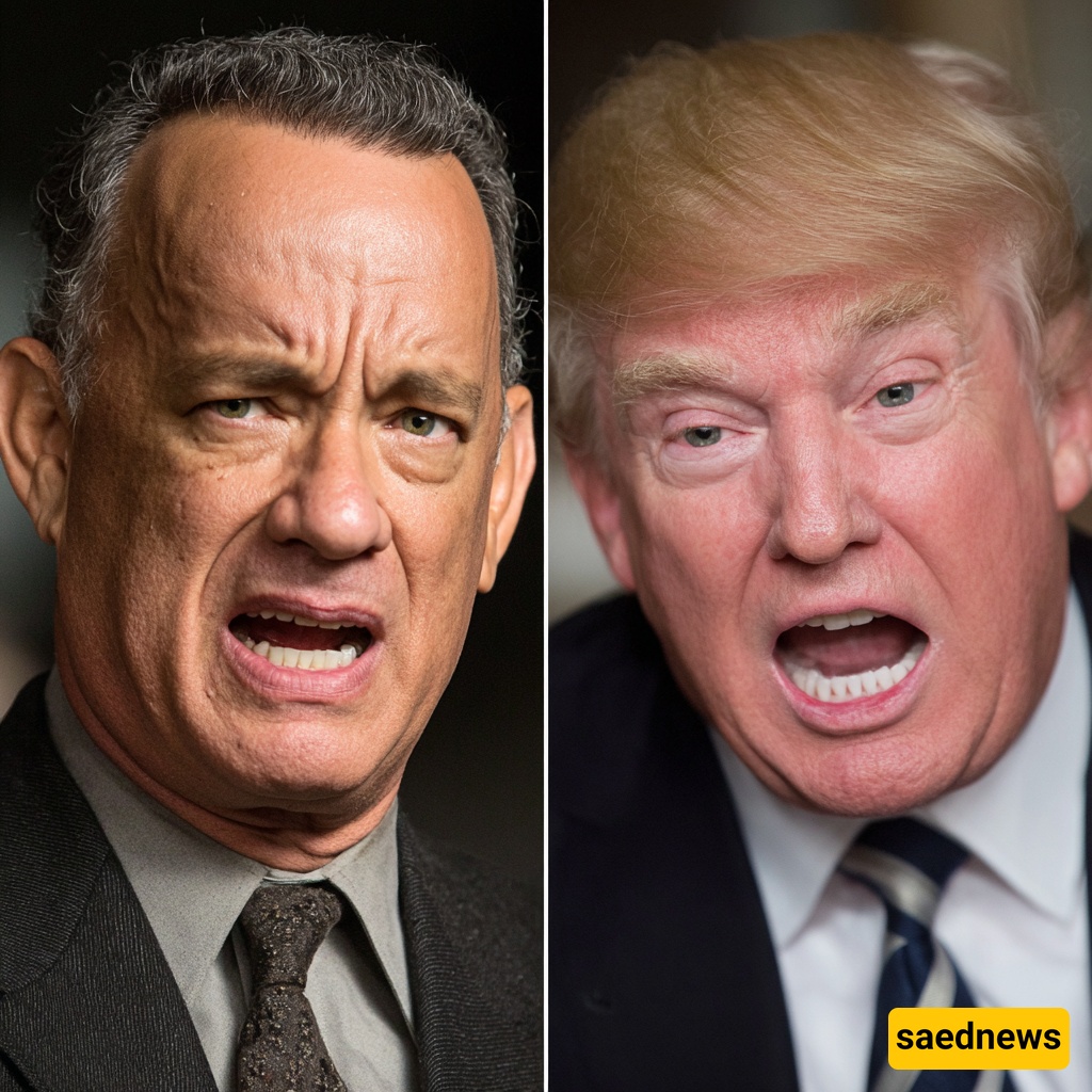 Trump and tom hanks