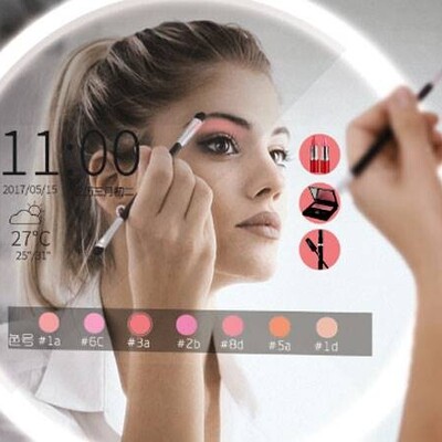 A Unique Innovation By A Women's Salon In Using A Smart Mirror To Help Customers Choose The Hairstyle That Suits Their Face Shape + Video.
