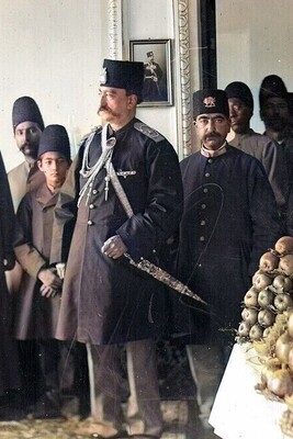 On This Day in History: Newly Uncovered Rare Colorized Photos Show Naser al-Din Shah Qajar’s Luxurious Royal Parties — A Stunning Look at His Over-the-Top Extravagance!