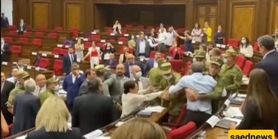 Parliamentary Meeting Interrupted in Armenia Following Brawl