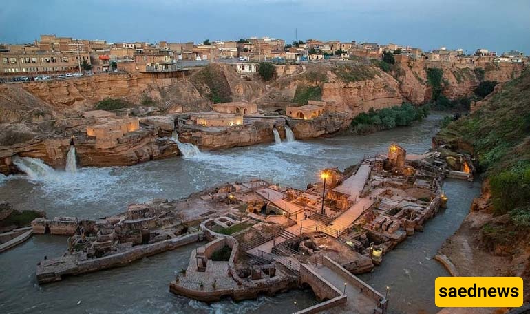 Shushtar hydraulic structures