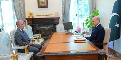 Pakistani Prime Minister Meets Mecca Agreement Secretary-General Nauman Mahmood