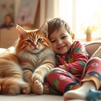 Kid Insists the Cat Talk to Him 🤣 / Poor Cat Was Almost Choked + Video