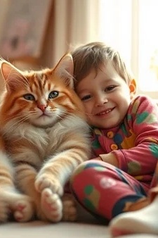 Kid Insists the Cat Talk to Him 🤣 / Poor Cat Was Almost Choked + Video