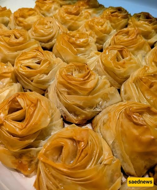 rose baklava