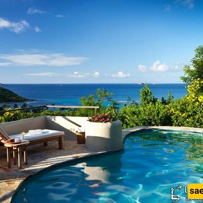 The Virgin Gorda Islands in the Caribbean Sea