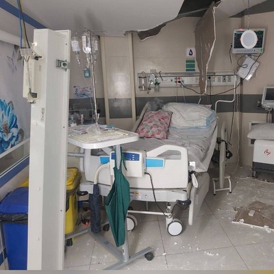 Israel regime attacks civilian hospital in Kermanshah