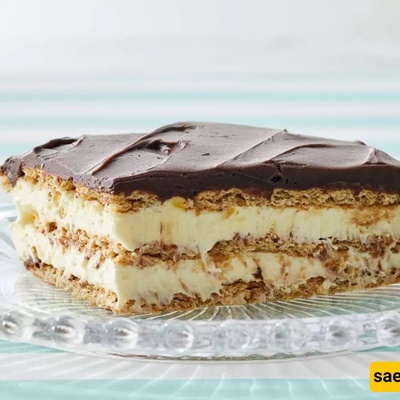 How to Make a Banana Éclair Cake with Biscuits – No-Bake and Delicious
