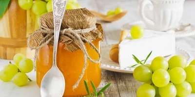 How to Make Sugar-Free Grape Jam with Gilanian Khamas Grapes