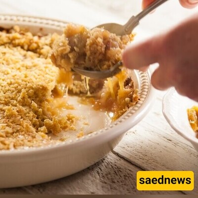 The Best Crumble You'll Ever Taste! Iranian Saffron and Orange Crumble