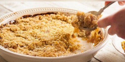 The Best Crumble You'll Ever Taste! Iranian Saffron and Orange Crumble