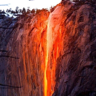Travel Guide to California’s Fiery Waterfall
