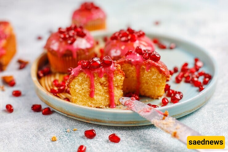 Have a Blast with Orange and Pomegranate Muffins!