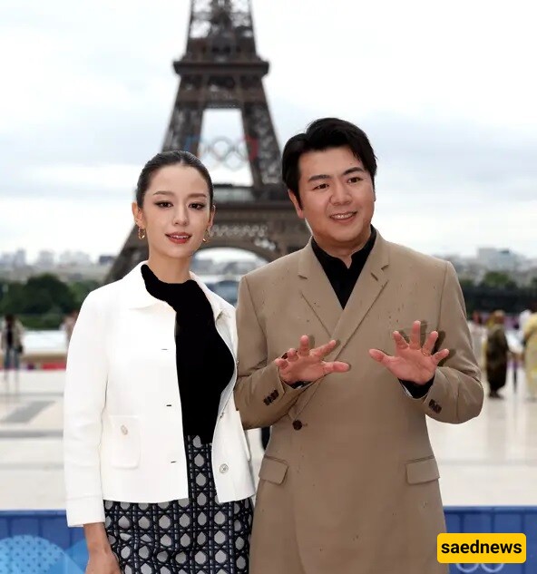 Pianist Lang Lang and his wife Gina Alice Redlinger