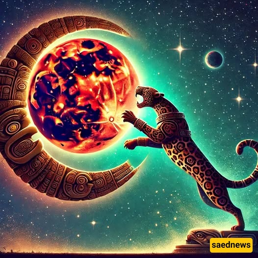 a jaguar attacking the Moon