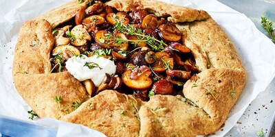 How to Prepare Eggplant and Mushroom Galette; A Meatless Dish with Exceptional Aroma and Flavor!