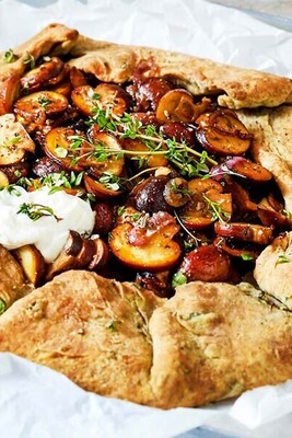 How to Prepare Eggplant and Mushroom Galette; A Meatless Dish with Exceptional Aroma and Flavor!