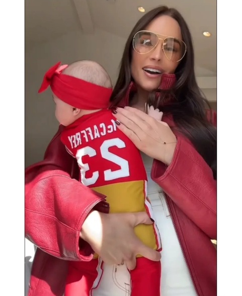 Olivia Culpo and Christian McCaffrey