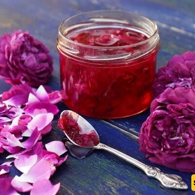 How to Make Rose Petal Jam  🧉