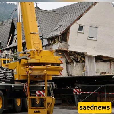 [VIDEO] German Hotel Partially Collapses, Killing 1, Tapping 8 Inside!