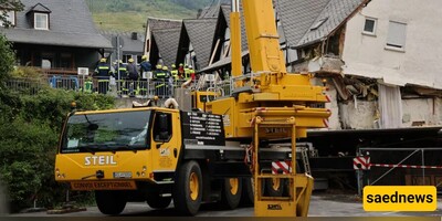 [VIDEO] German Hotel Partially Collapses, Killing 1, Tapping 8 Inside!